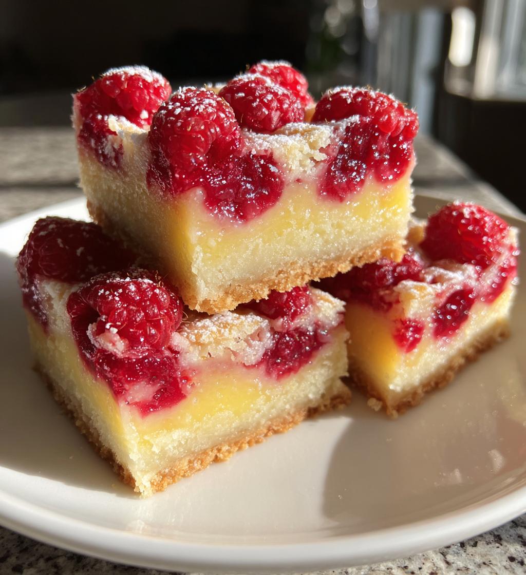 raspberry lemon bars