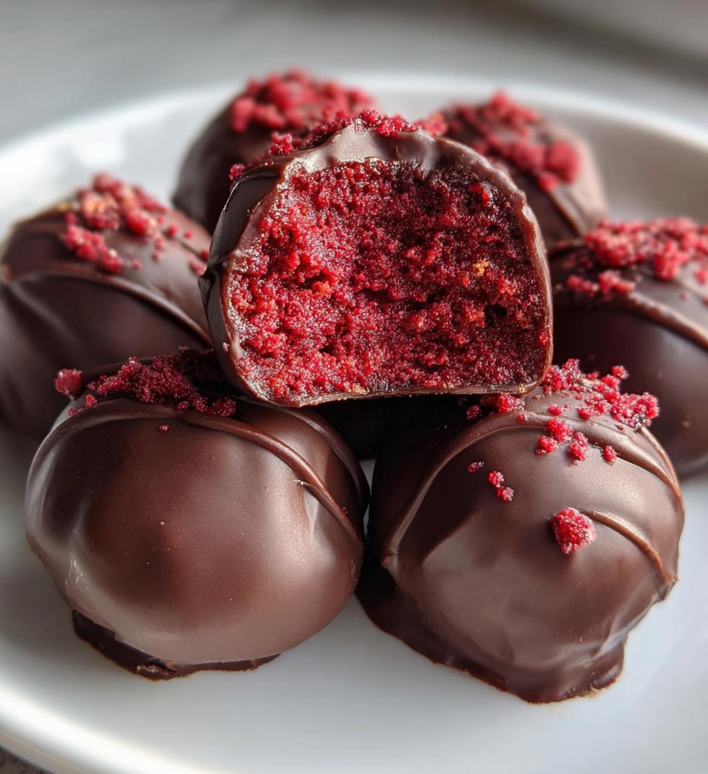 red velvet cake balls