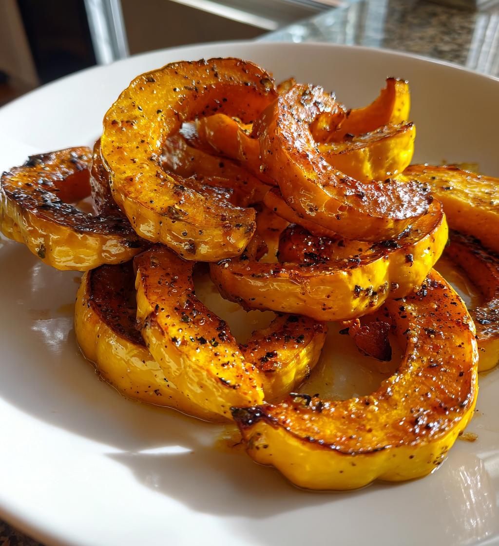 roasted delicata squash