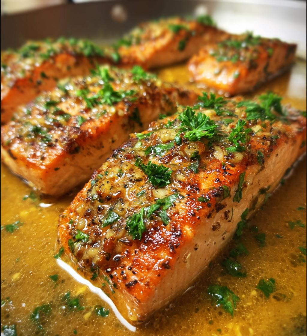 salmon garlic lemon butter sauce recipe - detail 2