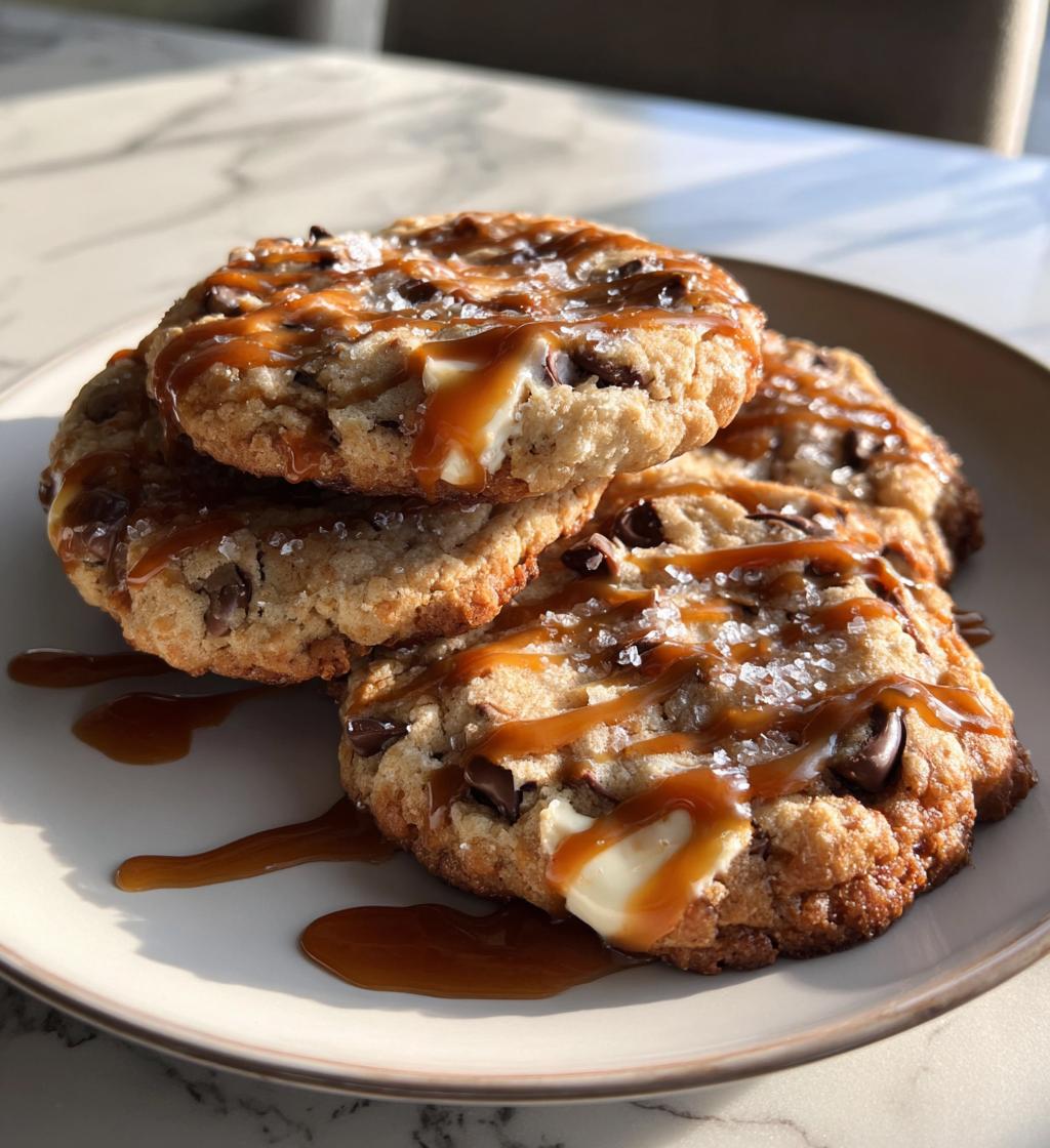 salted caramel cheesecake cookies - detail 1