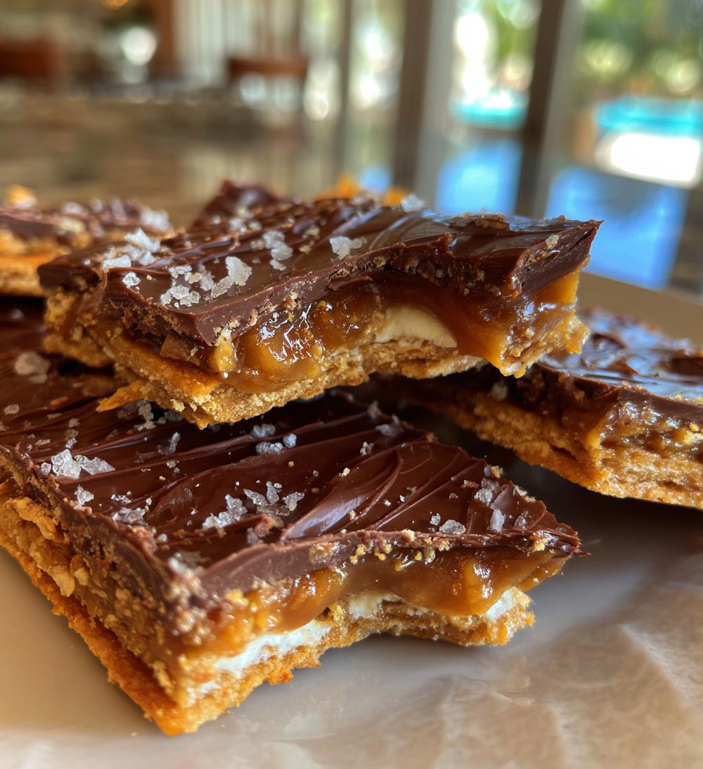 saltine toffee - detail 1