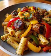 sausage and peppers pasta