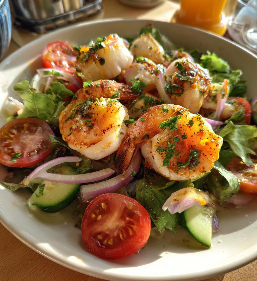 seafood salad - detail 1