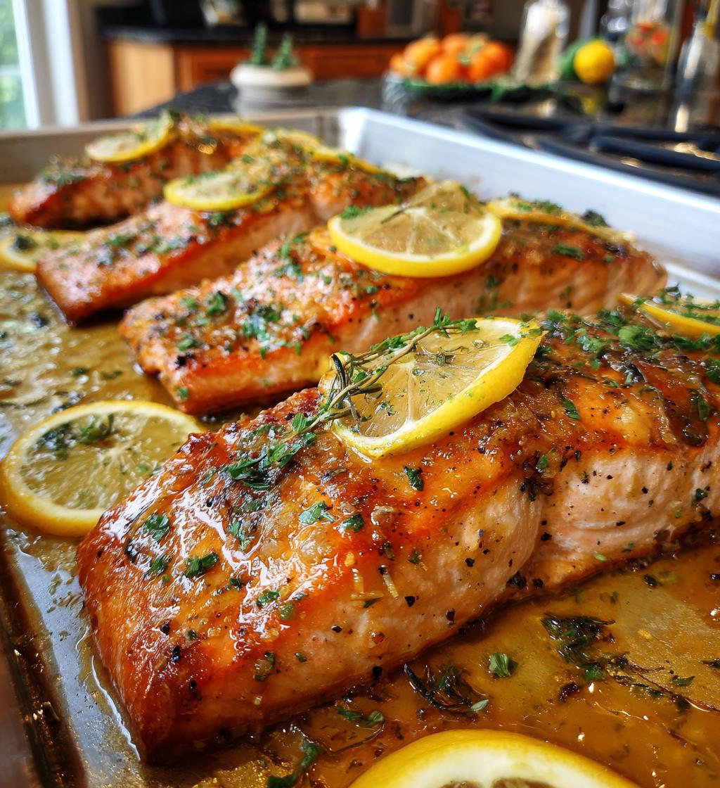 sheet pan maple dijon glazed salmon