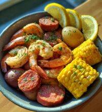 slow cooker southern shrimp boil