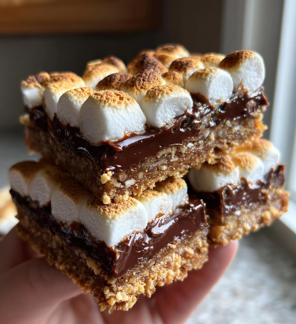 smores bars - detail 1