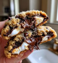 smores chocolate chip cookies