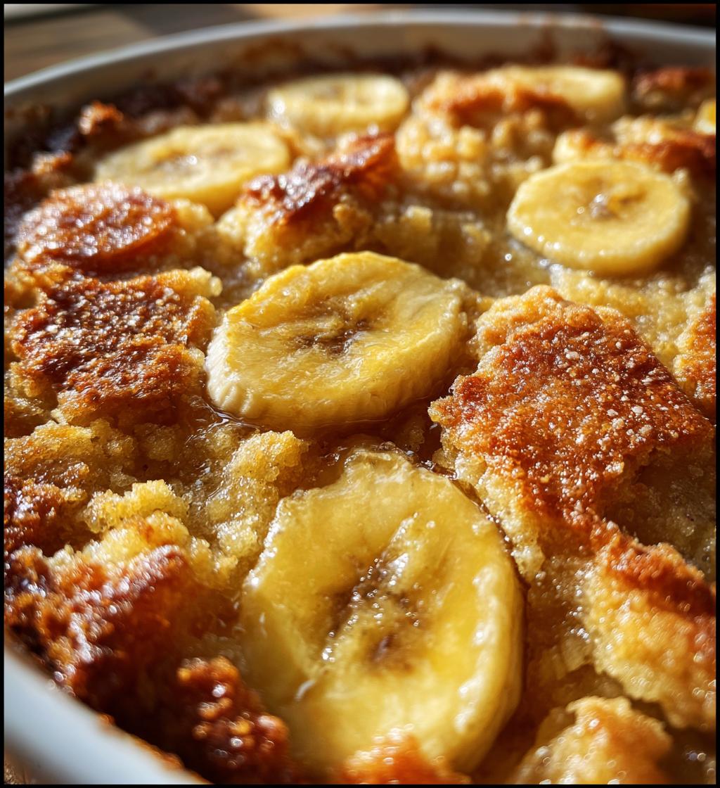 southern banana cobbler recipe - detail 1