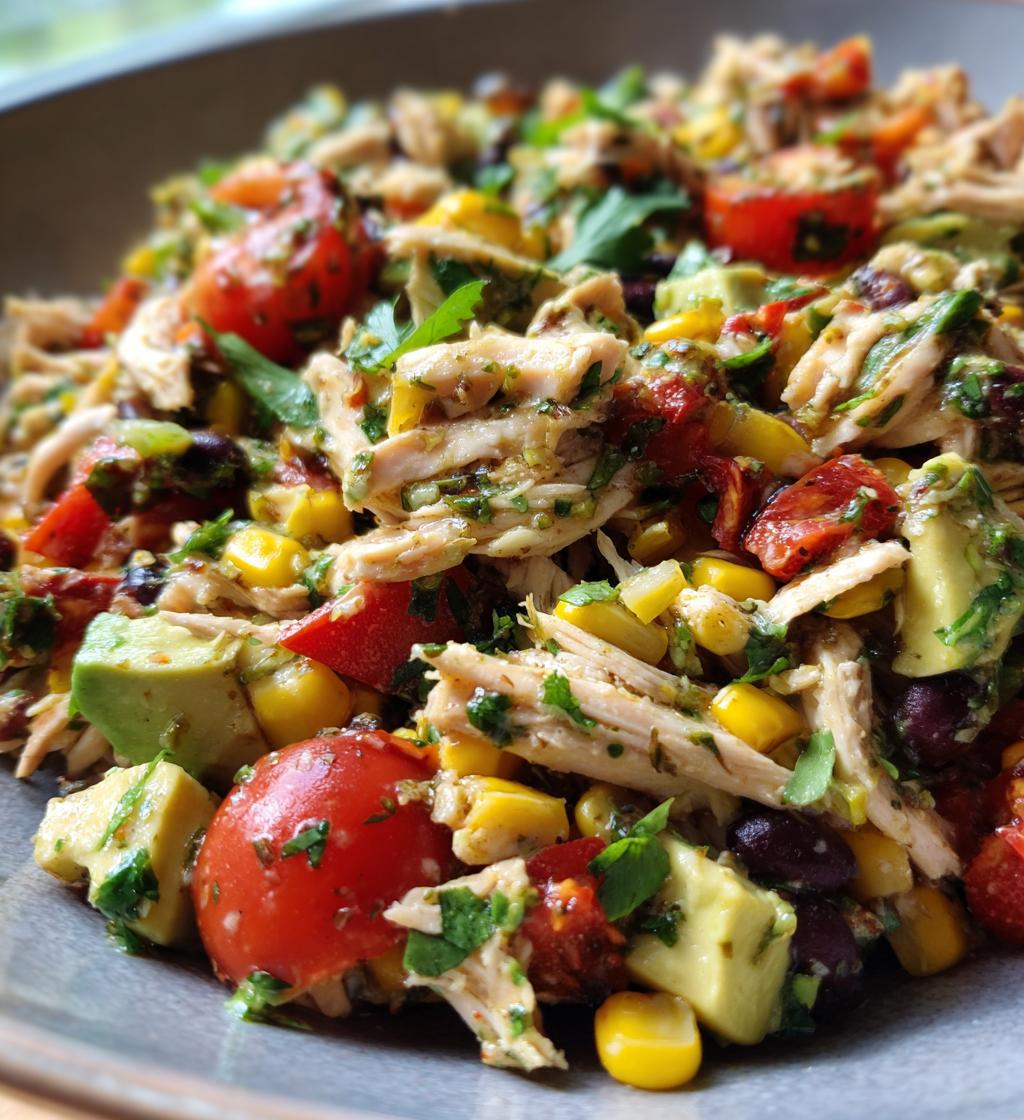 southwest chicken salad - detail 1