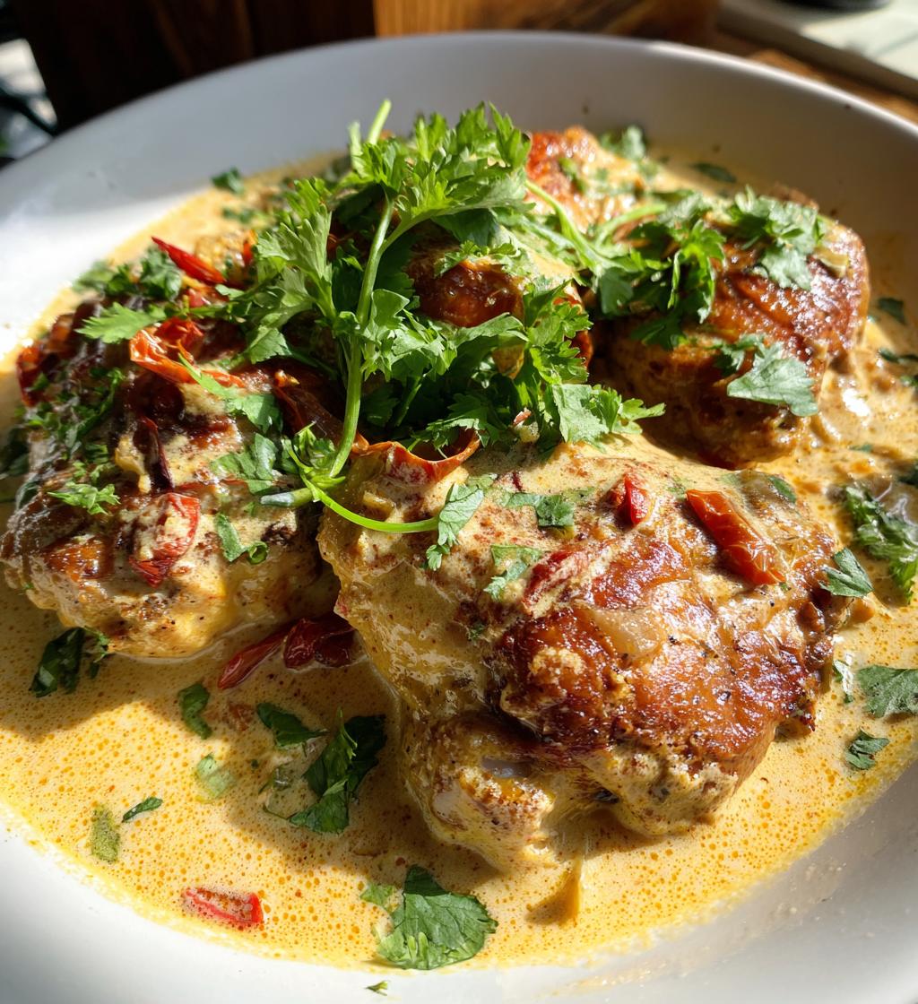 spicy brazilian coconut chicken - detail 1