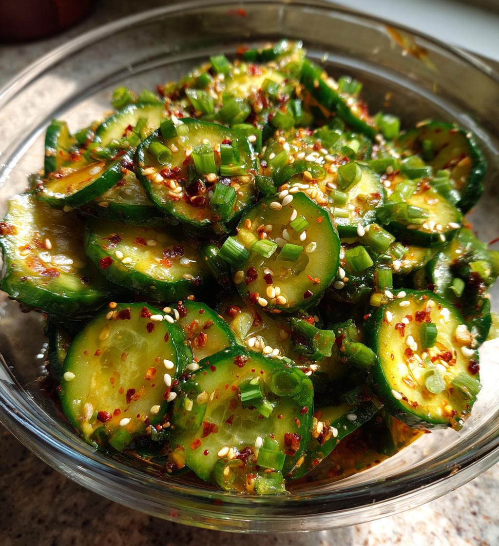 spicy cucumber salad