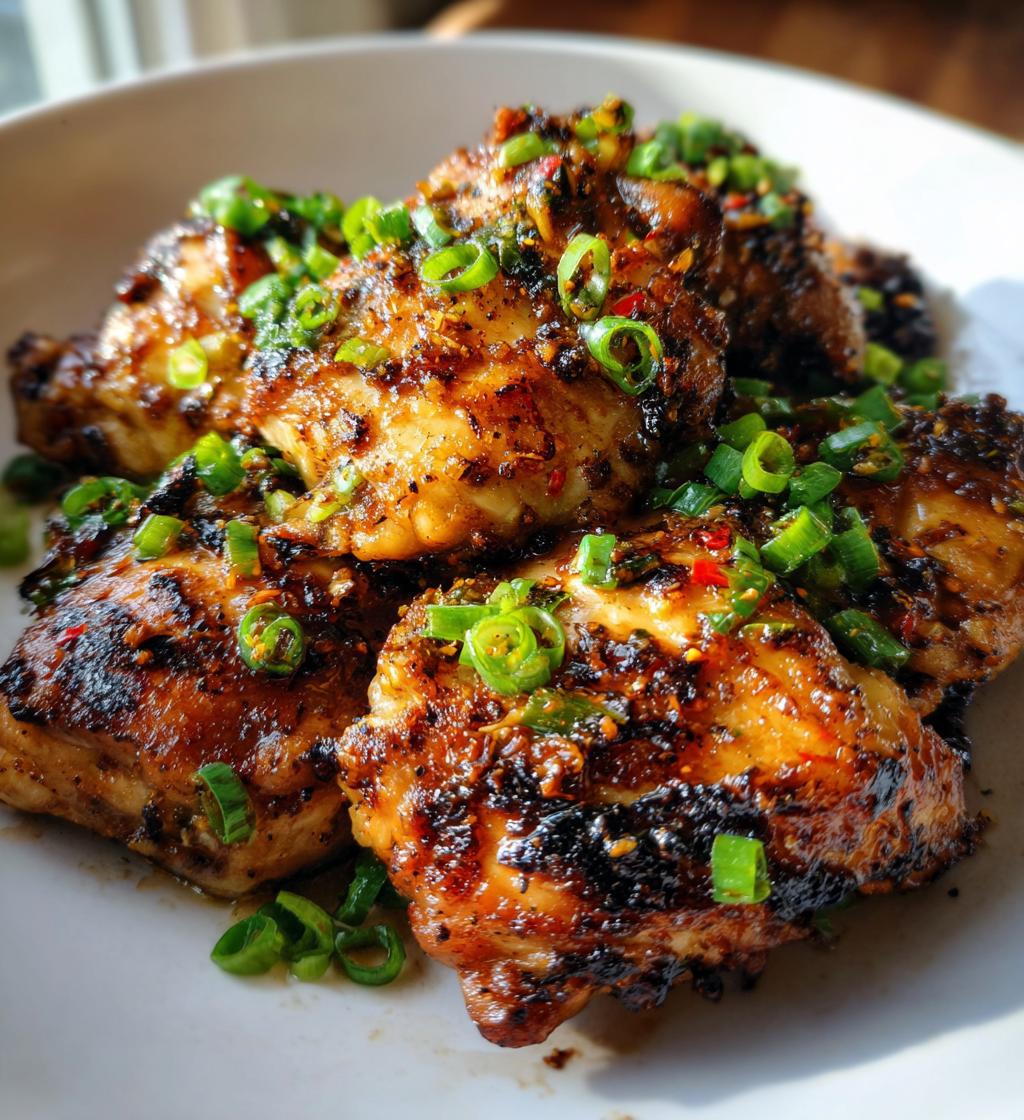 spicy ginger chicken - detail 1