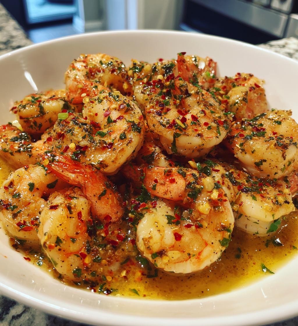 spicy lemon garlic shrimp
