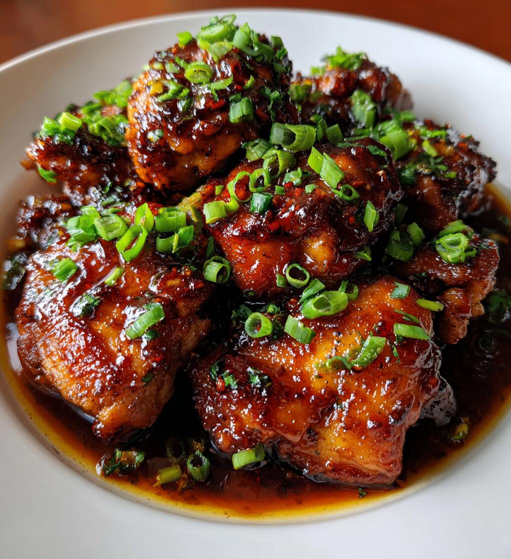 sticky honey chicken sweet savory and irresistible - detail 1
