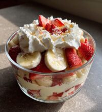 strawberry banana pudding