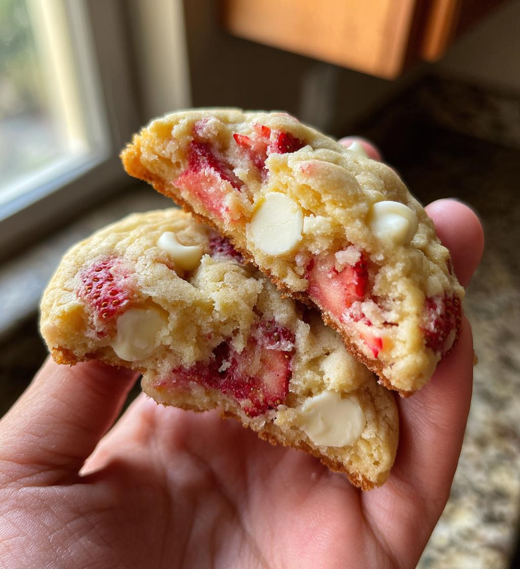 strawberry cheesecake cookies
