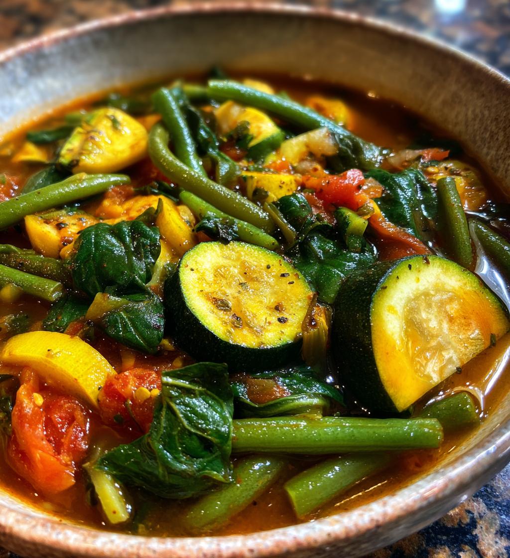 summer minestrone recipe - detail 1