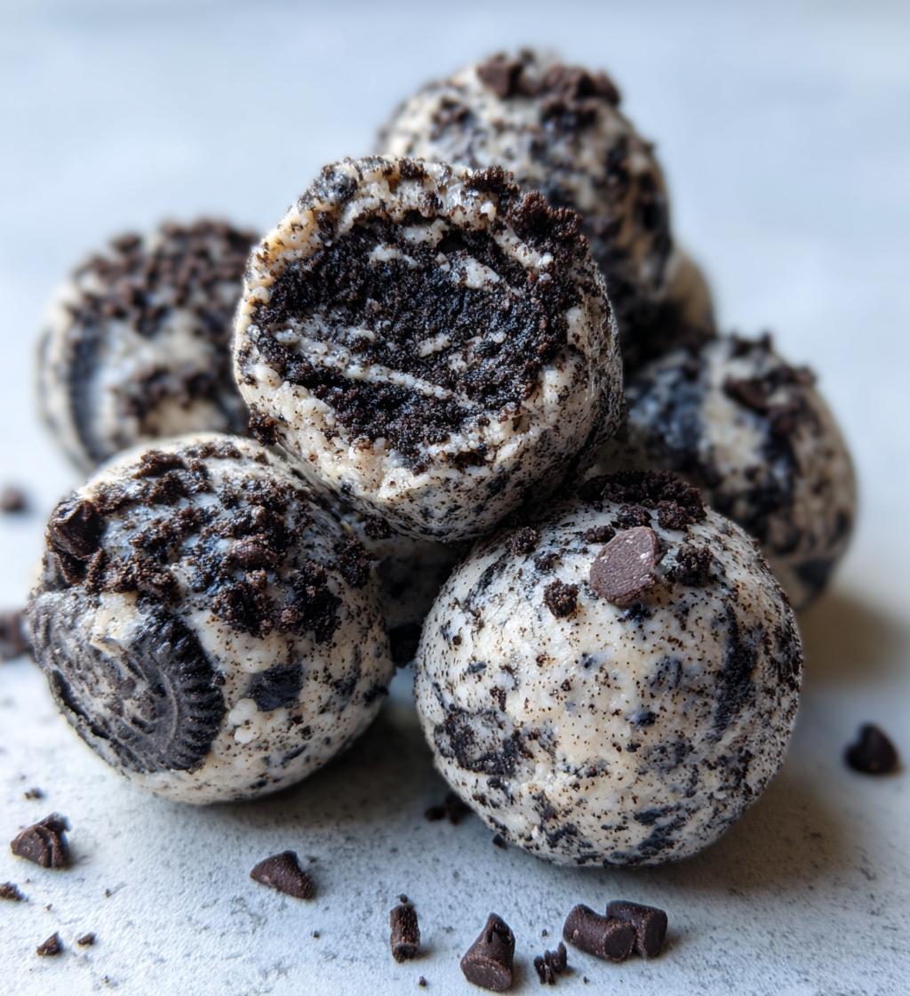 tasty oreo protein balls - detail 1