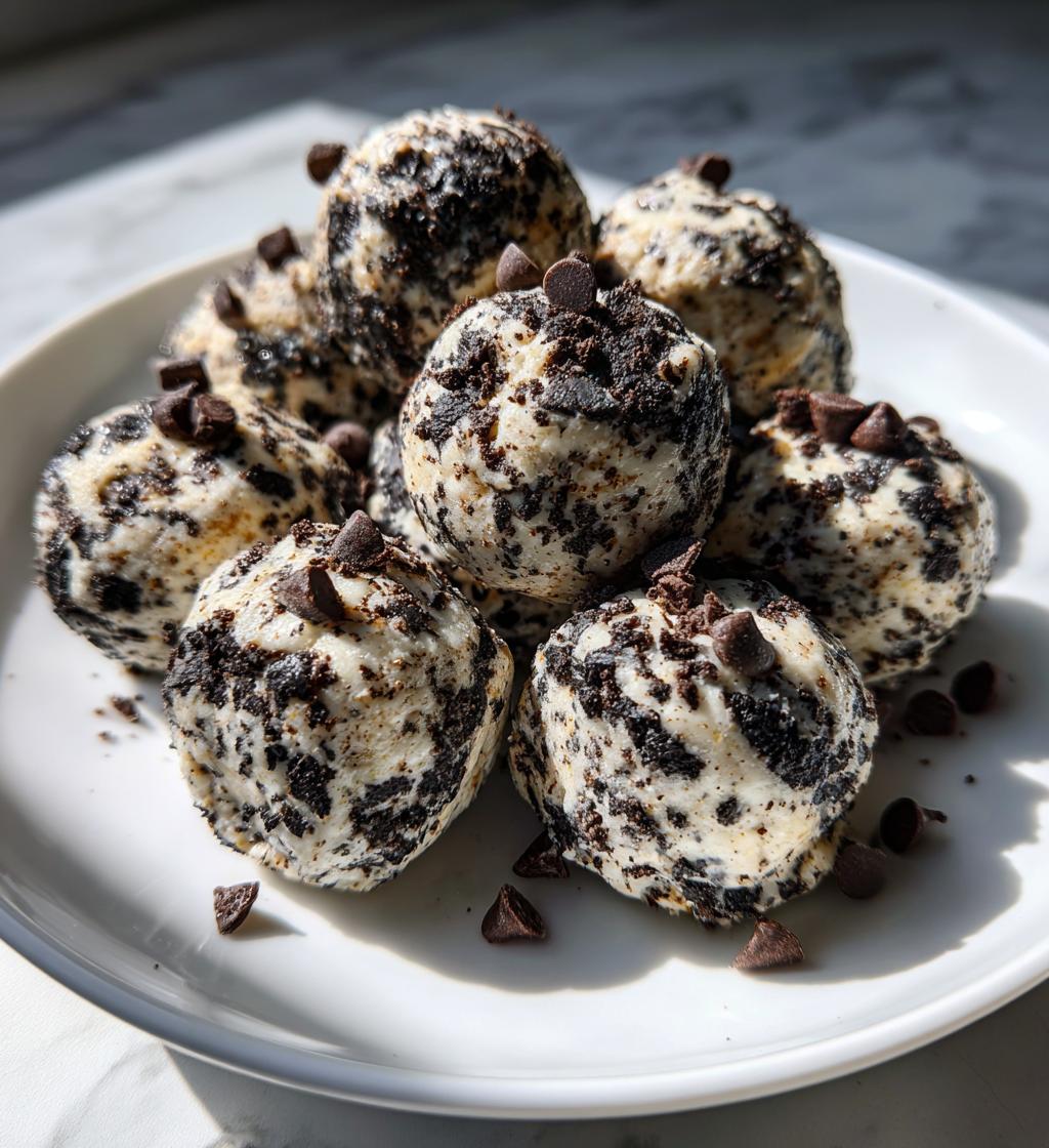 tasty oreo protein balls
