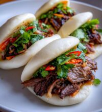 tender beef bao buns