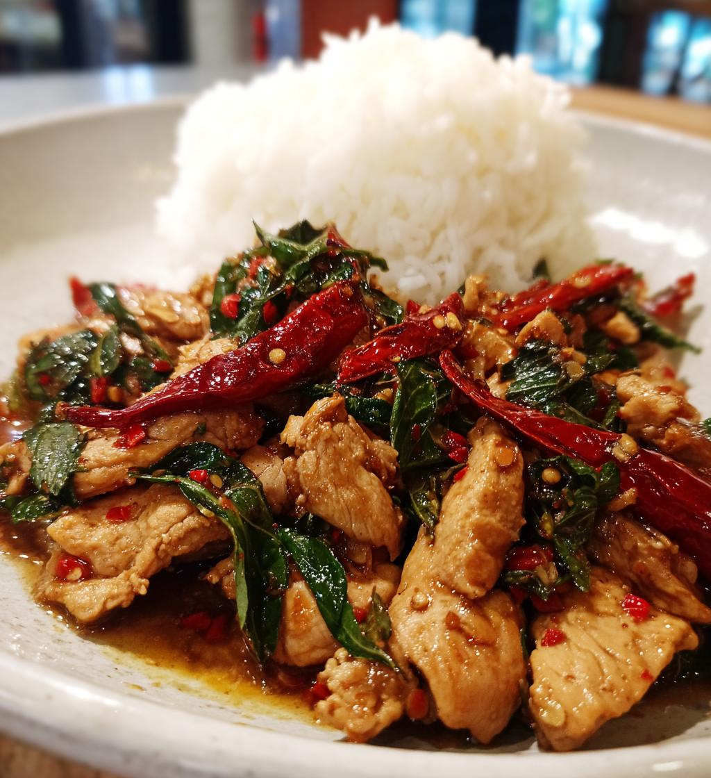 thai basil chicken