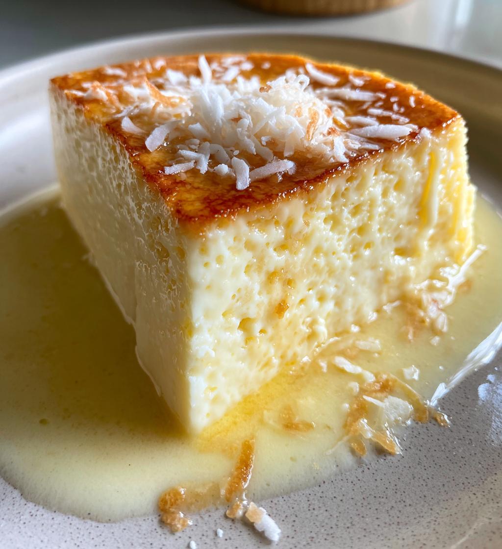 thai coconut custard - detail 1