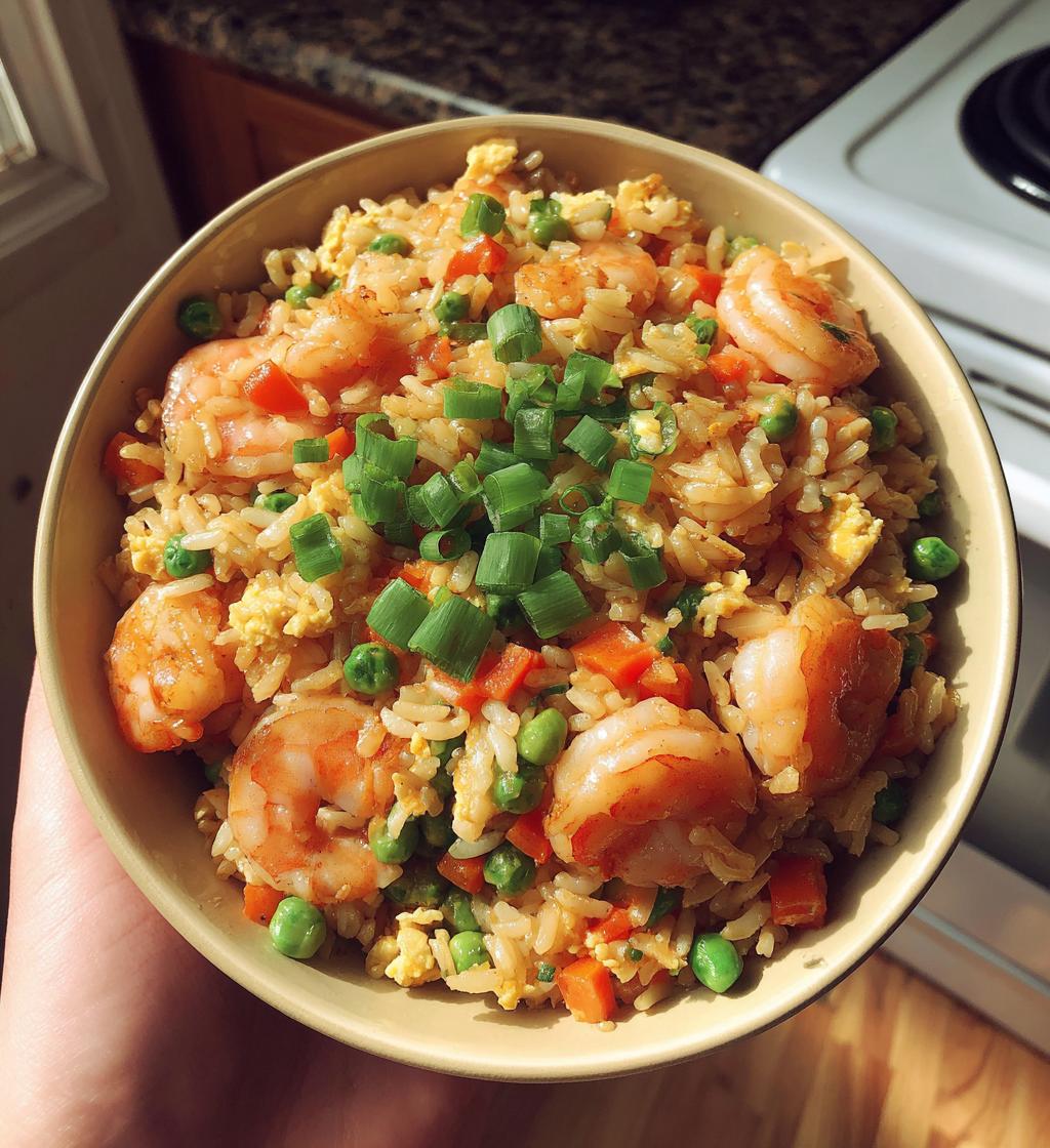 thai shrimp fried rice - detail 1