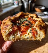 tomato basil galette