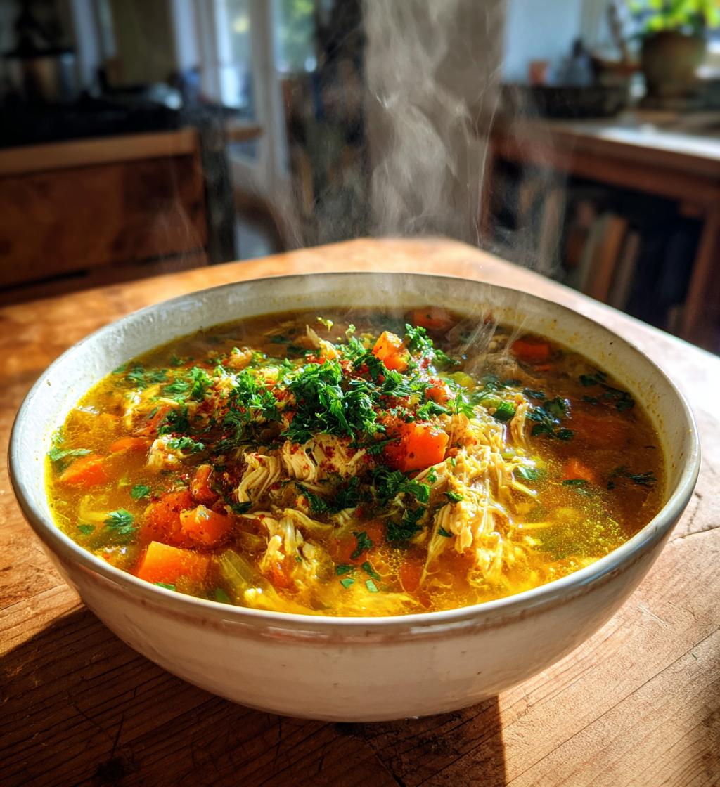 turmeric chicken soup