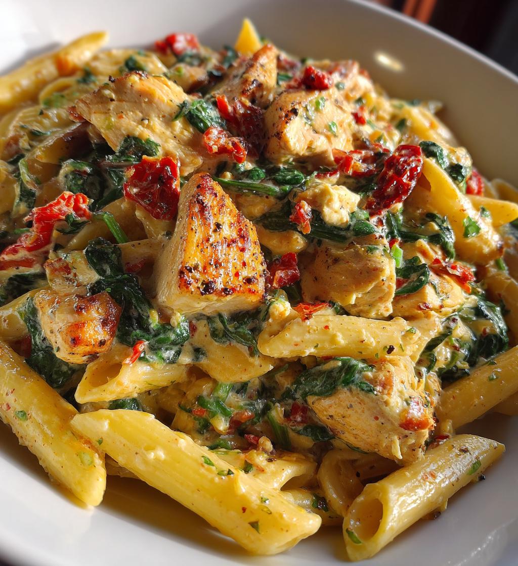 tuscan chicken pasta with cottage cheese