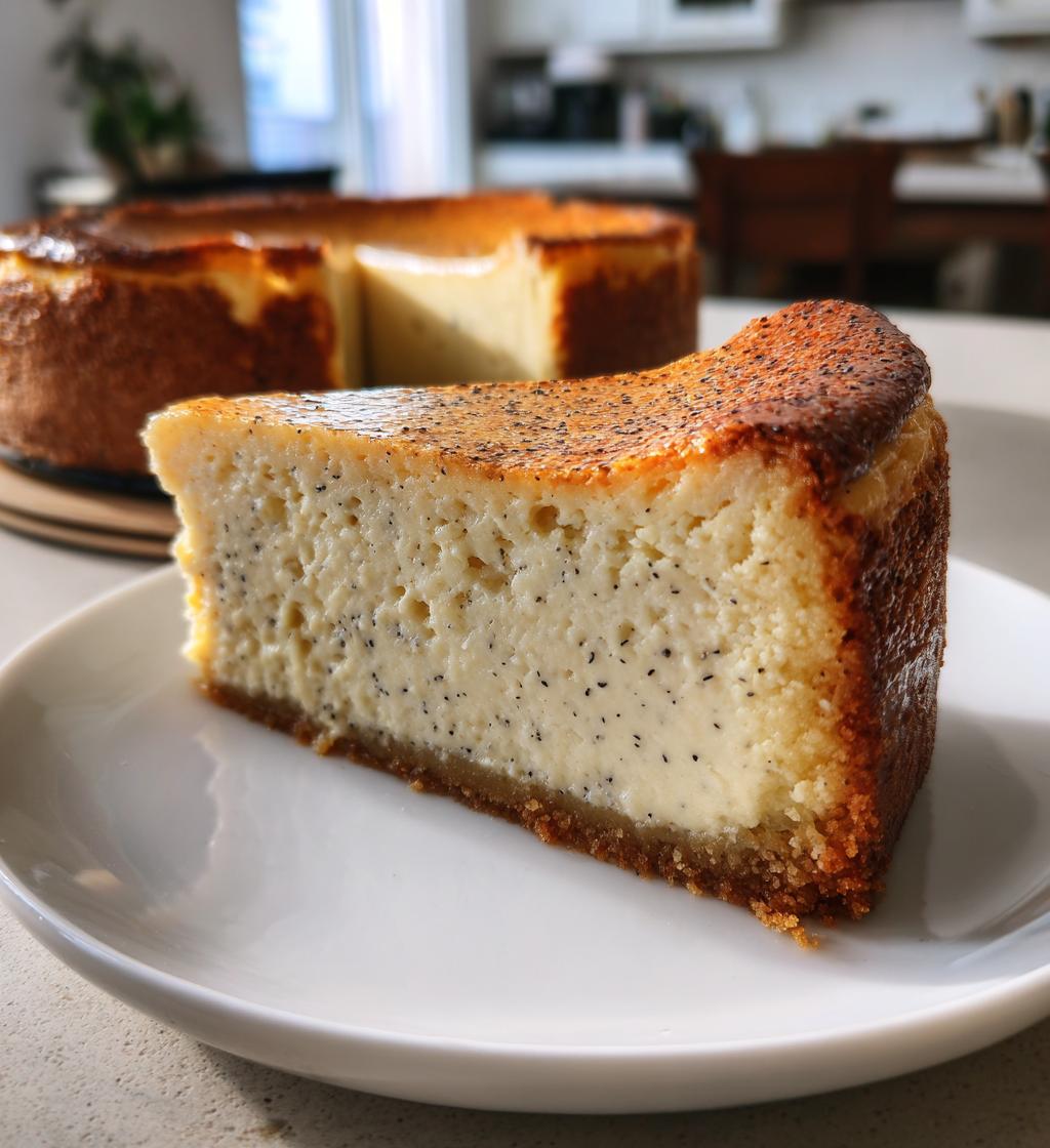 vanilla bean brown butter cheesecake - detail 1