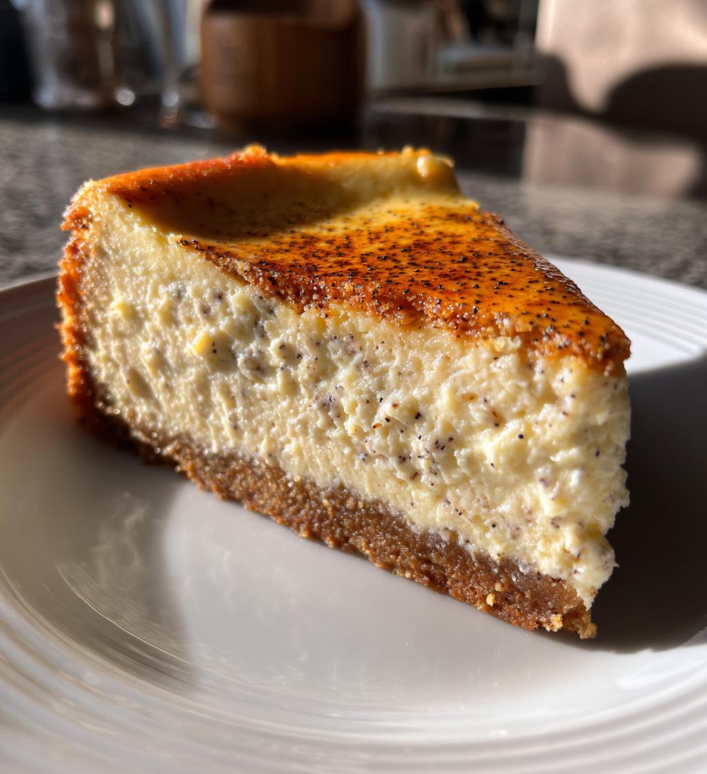 vanilla bean brown butter cheesecake