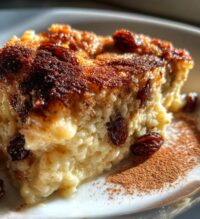 vegan baked rice pudding