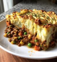 vegan lentil shepherd pie