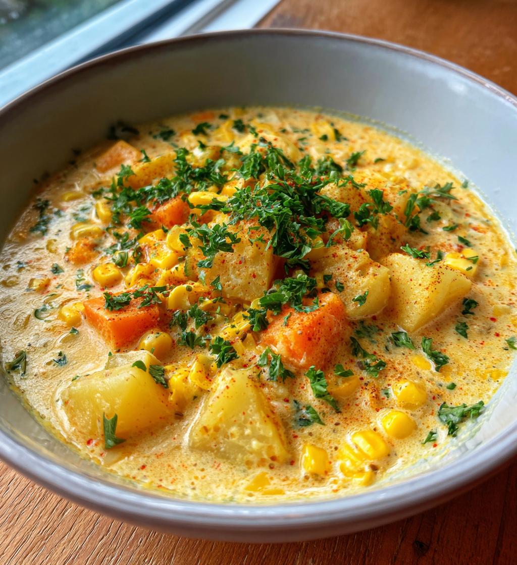 vegetarian corn chowder