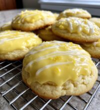 zesty lemon frosted cookies