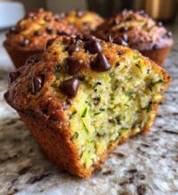 zucchini chocolate chip muffins