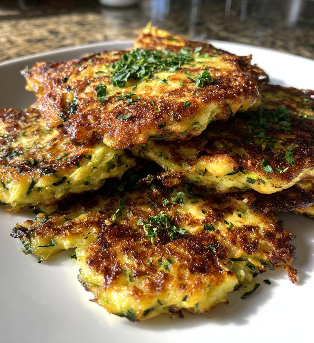 zucchini fritters recipe - detail 1