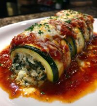 zucchini lasagna roll ups