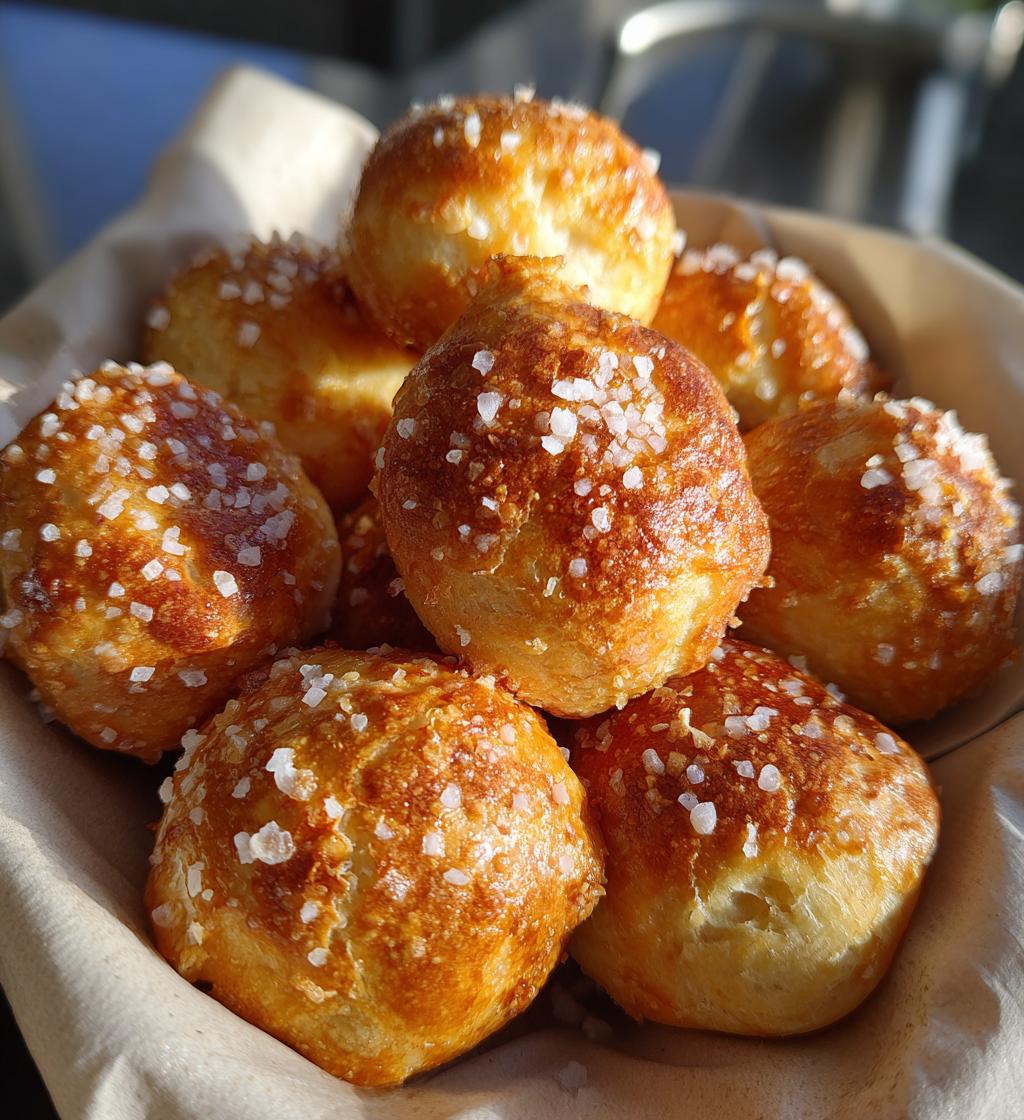10 minute fluffy air fryer pretzel bites - detail 1