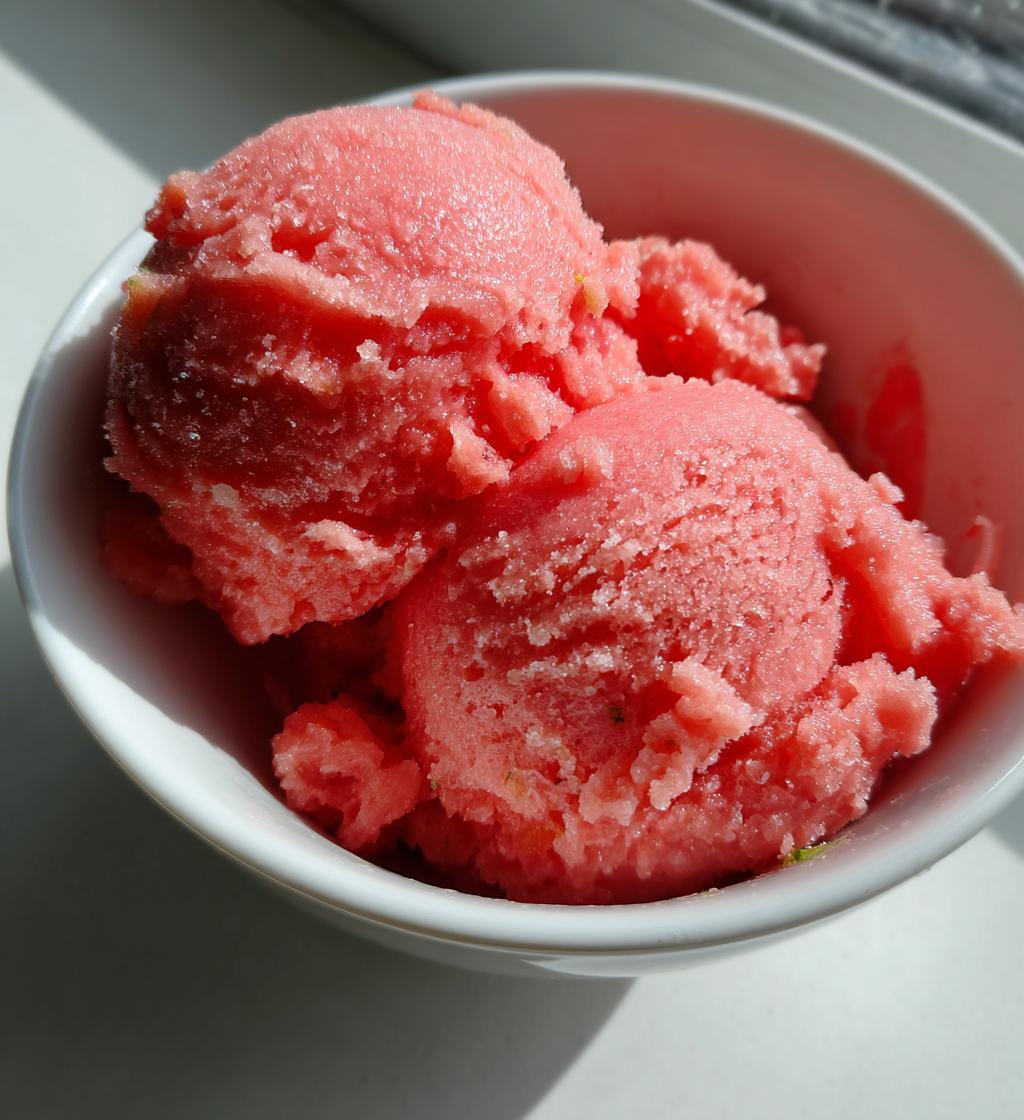 5 minute watermelon sorbet 2 ingredients