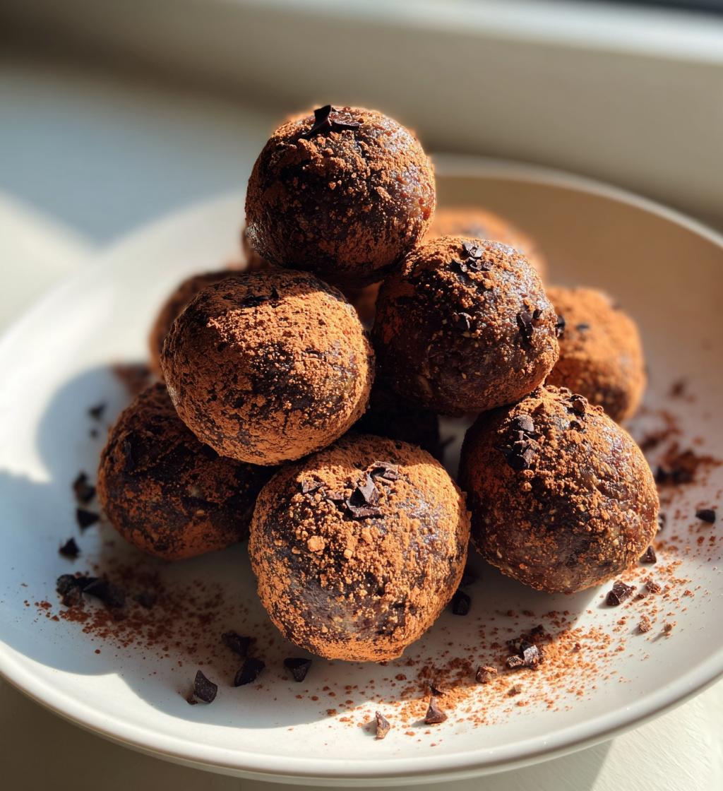 7 ingredient chocolate protein energy balls nutritious and delicious