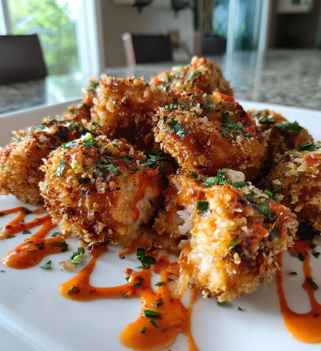 air fryer bang bang salmon bites