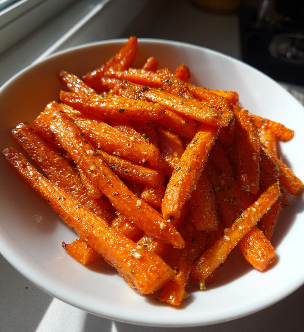 air fryer carrots - detail 1