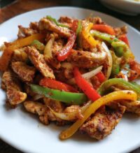 air fryer chicken fajitas