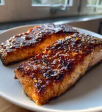 air fryer honey garlic salmon