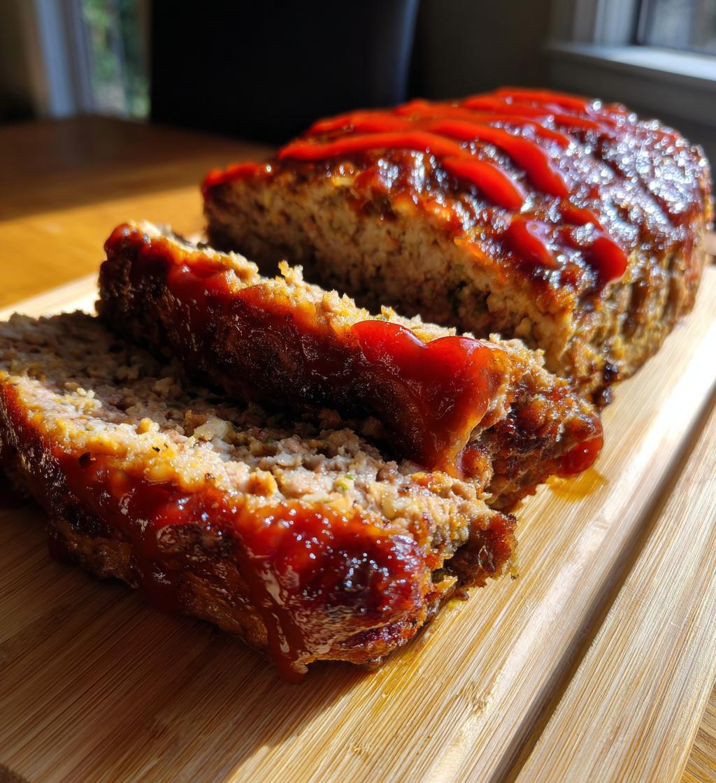air fryer meatloaf - detail 1