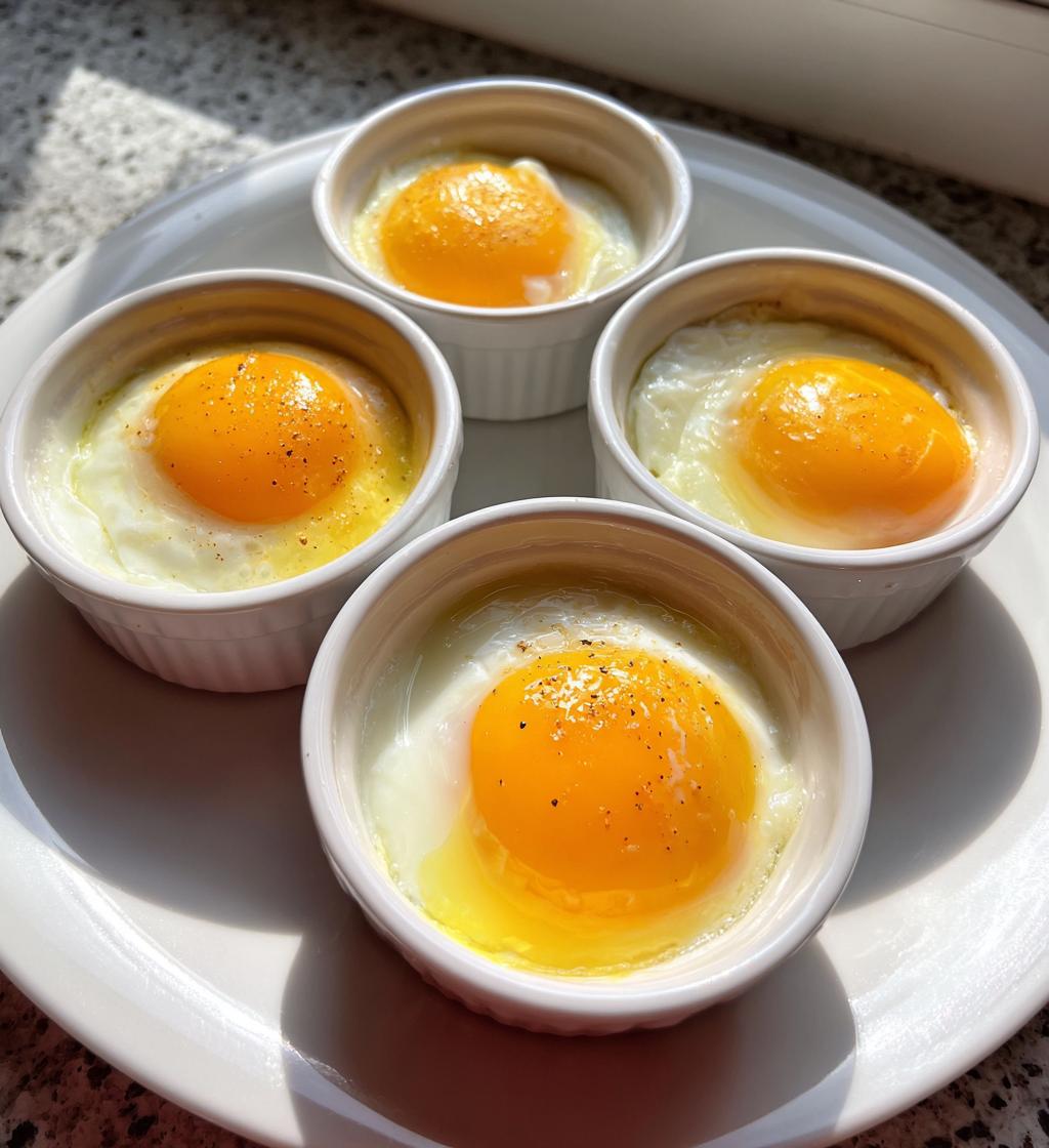 air fryer poached eggs - detail 1