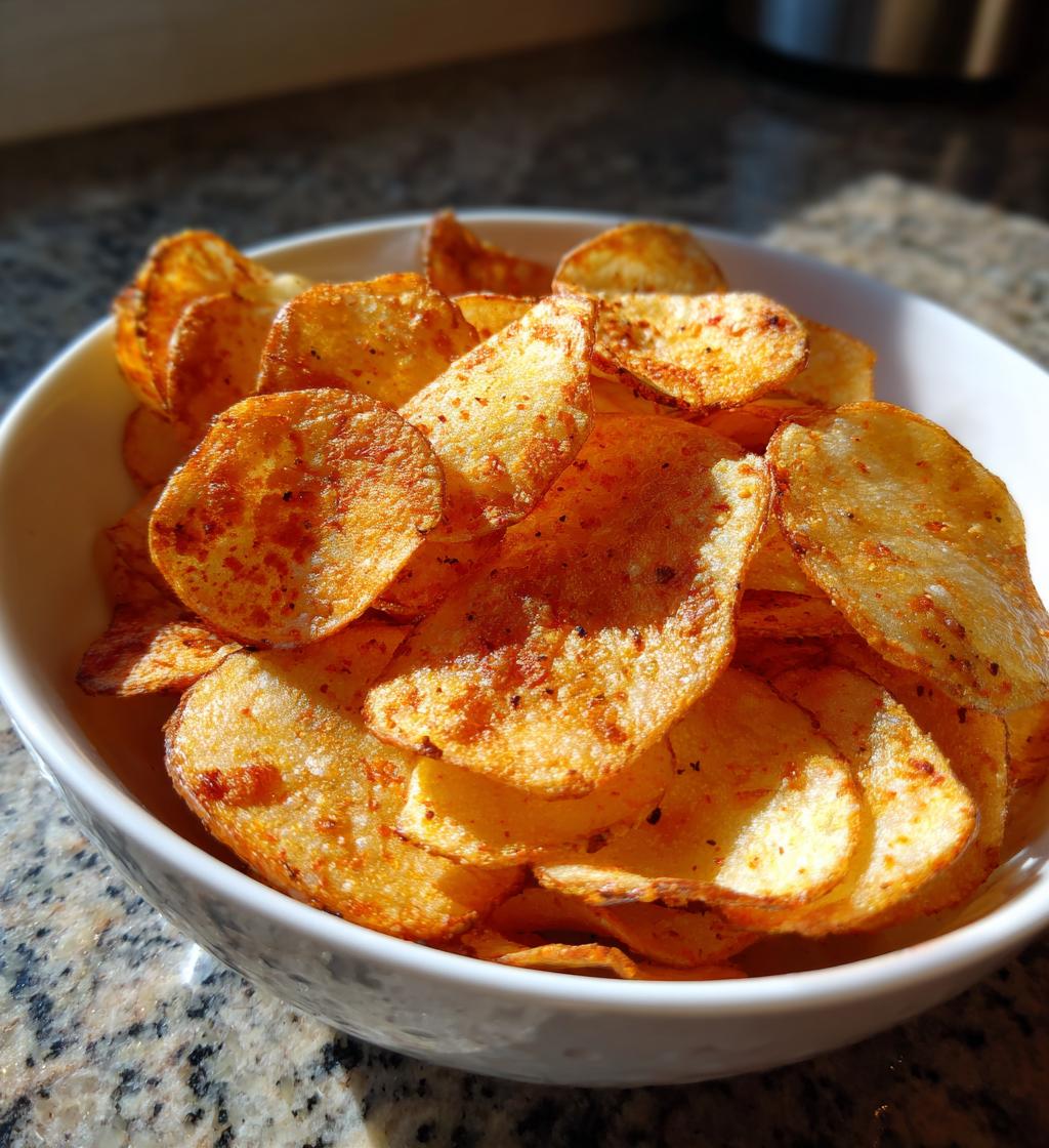 air fryer potato chips recipe - detail 1